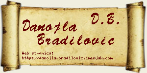 Danojla Bradilović vizit kartica